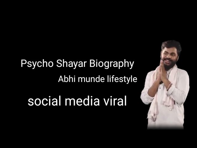 Psycho Shayar Real Name And Biography